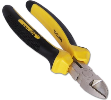 Никелированные бокорезы SANTOOL 180 мм с двукомпонентной ручкой 031101-102-180