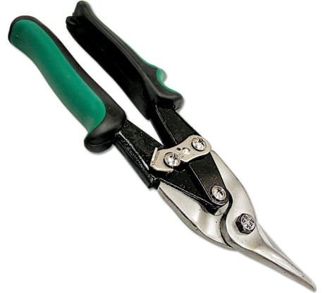 Ножницы по металлу SANTOOL с обрезиненными двухкомпонентными ручками левые 250 мм 031201-001-250