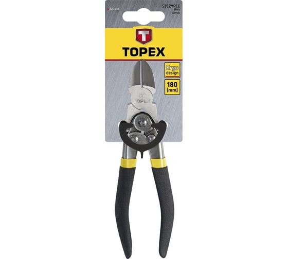 Боковые кусачки с шарниром TOPEX 180 мм 32D138