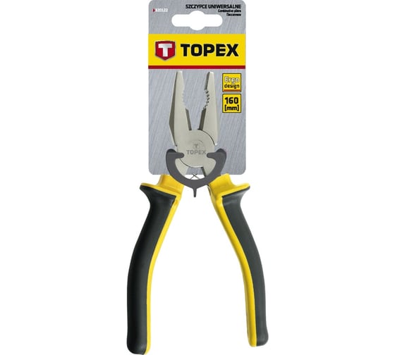 Комбинированные плоскогубцы TOPEX 160 мм 32D122