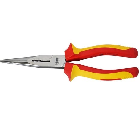 Плоскогубцы с изолированными рукоятками с удлинёнными губками 8 дюймов Sata 70132