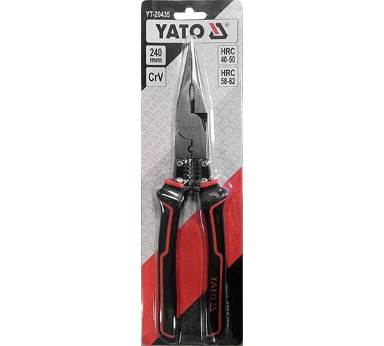 Многофункциональные тонкогубцы YATO 240мм YT-20435