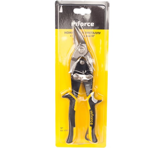 Ножницы по металлу с правым резом Inforce 10" 57106
