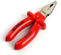 Диэлектрические комбинированные плоскогубцы STEKKER 160мм, Cr-V, PLE1-160-S, 39776