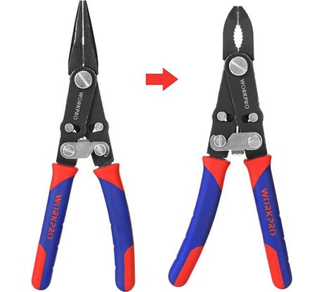 Плоскогубцы WORKPRO 2-В-1 200 мм WP231084
