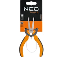 Прецизионные плоскогубцы NEO Tools 130 мм, губки с зубцами, нейлоновая пружина, двухкомпонентная рукоятка 01-105