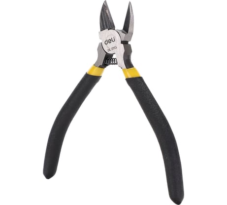 Мини-бокорезы DELI dl2715 125 мм, высокоуглеродистая сталь, твердость 56-60hrc, противоскользящая рукоять 119051