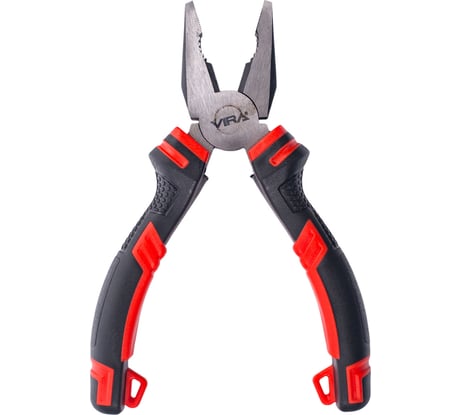 Плоскогубцы пассатижи VIRA 160 мм 6 дюймов двухкомпонентные ручки 311040