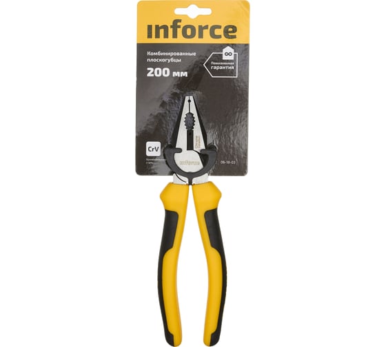 Комбинированные плоскогубцы Inforce 200 мм 06-18-03