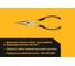 Профессиональные длинногубцы Inforce 160 мм 06-18-06 4