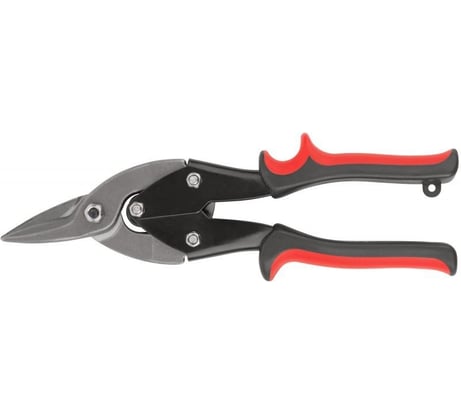 Усиленные ножницы по металлу FIT Профи CrV, прорезиненные ручки, левые, 250 мм 41571