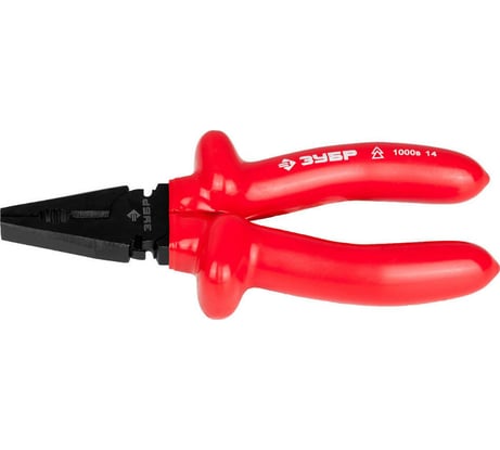 Плоскогубцы "ЭКСПЕРТ" "ЭЛЕКТРИК" комбинированные диэлектрические высоковольтные 160 мм Зубр 2214-1-16_z02