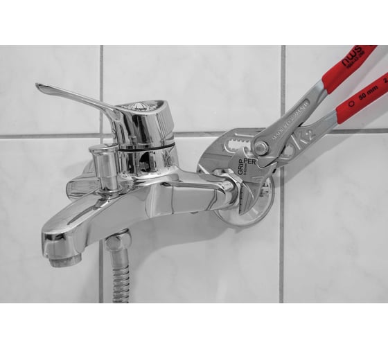 Переставные клещи-гаечный ключ NWS gripper k2, 250 мм, покрытие crom, обливные рукоятки 1664-42-250