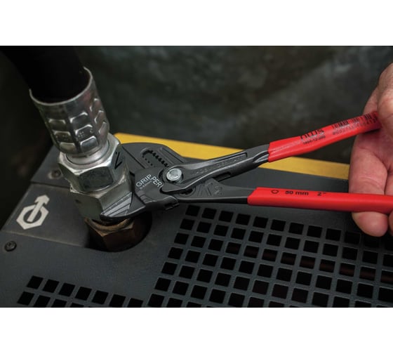 Переставные клещи-гаечный ключ NWS gripper k2, 250 мм, покрытие titanfinish, обливные рукоятки 1664-12-250