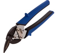 Ножницы по металлу GROSS PIRANHA 185 мм прямой и правый рез, сталь - СrM, двухкомпонентные рукоятки 78361