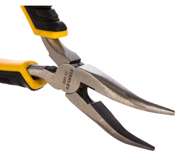 Плоскогубцы с изогнутыми губками 200мм STANLEY CONTROL-GRIP 0-75-066