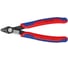 Прецизионные бокорезы KNIPEX Electronic Super Knips нерж., зажим для проволоки, 125 мм, 2-компонентные ручки SB KN-7871125SB 1
