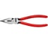 Комбинированные остроконечные плоскогубцы KNIPEX с удлинёнными губками, длина 185 мм, обливные ручки KN-0821185 3