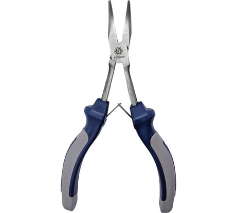 Удлиненные изогнутые длинногубцы КОБАЛЬ 185мм 244-162
