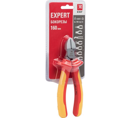 Бокорезы EKF Expert 160 мм 1000В PROxima bo-160-exp-in