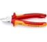 Кусачки боковые со страховочным креплением 180 мм KNIPEX KN-7006180TBK 1