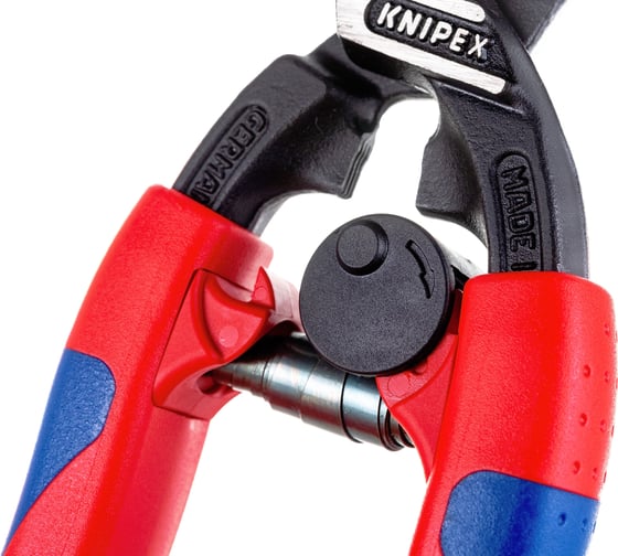 Бокорезы для реза мягкого металла и пластика Knipex губки 20°,пружина, 200 мм, 2-комп ручки KN-7262200