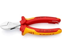 Кусачки со страховочным креплением 160 мм KNIPEX X-Cut KN-7306160TBK