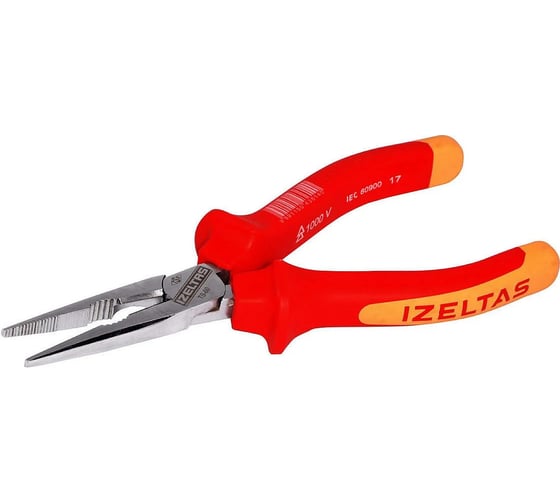 Диэлектрические узкогубцы IZELTAS прямые, 1000 В, 140 мм 3220136140 1