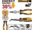 Тонкогубцы INGCO INDUSTRIAL изогнутые, 200 мм HHBNP28201 2