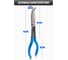 Утконосы с удлиненными рукоятками Forsage 20 град., 275 мм F-5047P5(12868) 4