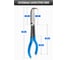Утконосы с удлиненными рукоятками 90град, 285мм Forsage F-5047P3(16866) 3
