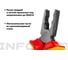 Диэлектрические пассатижи Inforce 160мм 1000В 06-18-18 4