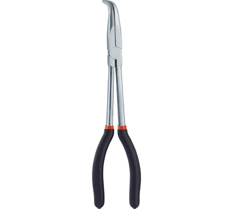 Длинногубцы с удлинёнными рукоятками и загнутыми на 90 градусов носиками BAUM 126-11BN