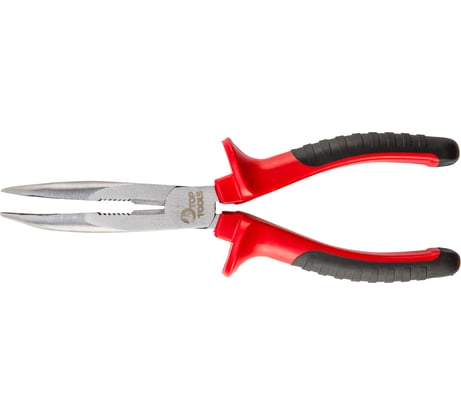 Удлиненные изогнутые плоскогубцы 200 мм Top Tools 32D116