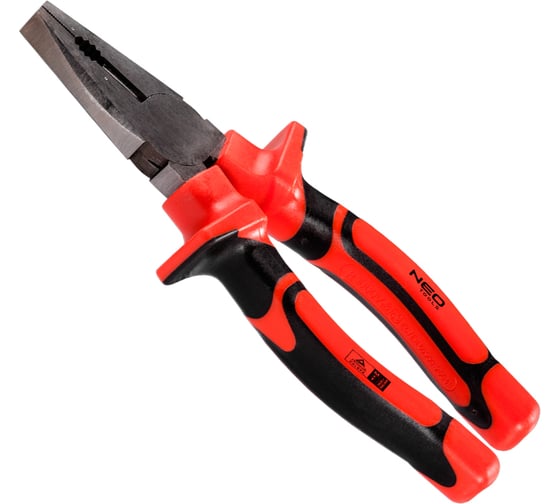 Комбинированные полированные плоскогубцы 200 мм, 1000 В, CrV NEO Tools 01-062