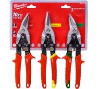 Ножницы по металлу, 3 шт. Milwaukee NEW 48224533