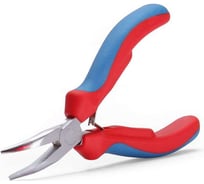 Изогнутые мини-длинногубцы 125 мм КВТ Мастер 78243