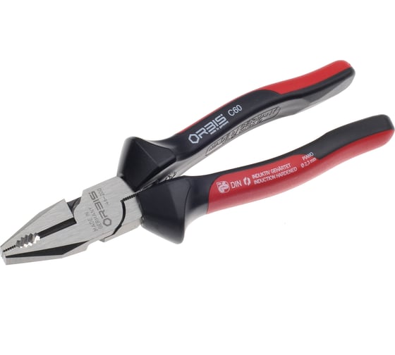 Усиленные пассатижи с режущей кромкой L=200мм OrbisWill C60 PRO 46-200/20RR