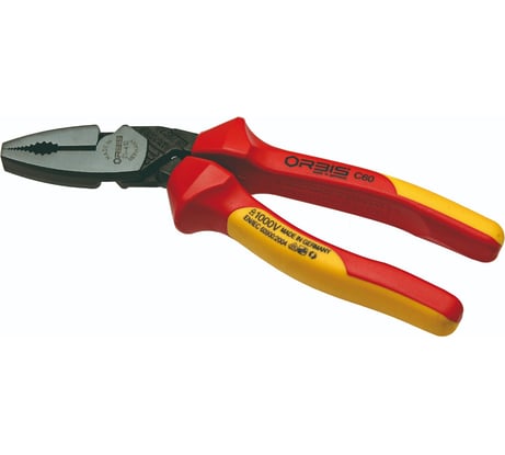 Пассатижи L=190мм 1000V OrbisWill EvoPlus C60 pro VDE 21-410/40RV