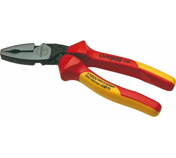 Пассатижи L=190мм 1000V OrbisWill EvoPlus C60 pro VDE 21-410/40RV 1