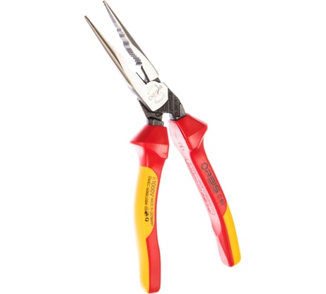 Плоскокруглогубцы L=220мм 1000V OrbisWill EvoTel C60 pro VDE 21-150/40RV