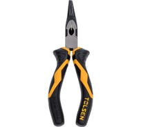 Пассатижи TOLSEN GRIPRO тонконосые, 160 мм, загнутые 10023