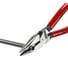 Комбинированные остроконечные плоскогубцы KNIPEX с удлинёнными губками, длина 185 мм, обливные ручки SB KN-0821185SB 3