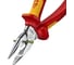 Комбинированные остроконечные плоскогубцы KNIPEX с удлинёнными губками, длина 185 мм, хром, двухкомпонентные диэлектрические ручки SB KN-0826185SB 2