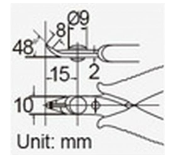 Кусачки (антистатические) Pro'sKit 1PK-209 00191934