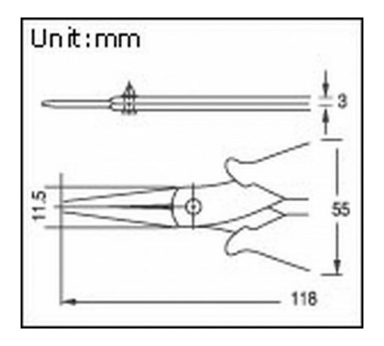 Длинногубцы ProsKit 1PK-396E 00191992