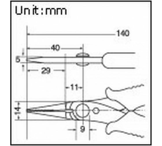 Длинногубцы (антистатические) Pro'sKit 1PK-5102E 00087108