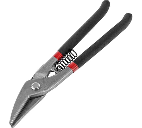 Ножницы по металлу, 225 мм, для фигурного реза, обливные ручки MATRIX 78317