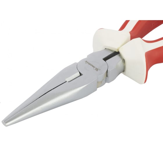 Прямые длинногубцы MATRIX White Nickel 200 мм, никелированные 17190