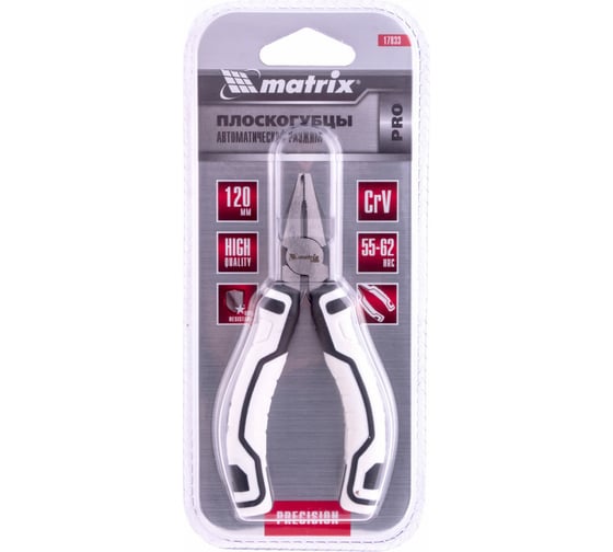 Плоскогубцы MATRIX Mini PRO 120 мм, авторазжим 17833